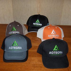 Agtegra Cooperative Caps, Lot of 5 Size Adjustable